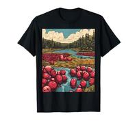 Tourbières de canneberges : récolte de Rubis T-Shirt