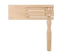 Tourbillon en bois à hochet, jouet musical en bois, son traditionnel, structure rotative avec poignée sûre, instrument folklorique pour fêtes, danses, célébrations et