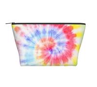 Tourbillon en Spirale Arc-en-Ciel Tie Dye, Trousse de Toilette Trousse de Maquillage Sac à cosmétiques Trousse de Toilette de Voyage Portable