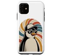 Tourbillon Rétro Manchot Lunettes de Soleil Manchots Coque pour iPhone 11