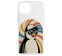 Tourbillon Rétro Manchot Lunettes de Soleil Manchots Coque pour iPhone 14 Plus