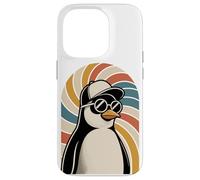 Tourbillon Rétro Manchot Lunettes de Soleil Manchots Coque pour iPhone 14 Pro