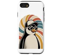 Tourbillon Rétro Manchot Lunettes de Soleil Manchots Coque pour iPhone SE (2020) / 7 / 8