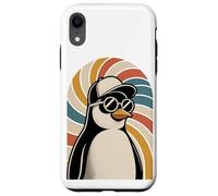 Tourbillon Rétro Manchot Lunettes de Soleil Manchots Coque pour iPhone XR
