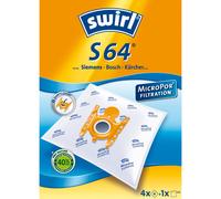 Swirl Sacs d'aspirateur S 64, Filtre avec MicroPor Plus