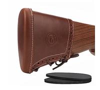 TOURBN Coussins anti-recul en cuir véritable pour crosse de fusil de chasse et de carabine, réglables - Housse de crosse ajustable