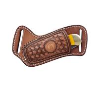 TOURBN Étui en cuir pour couteau de poche pour ceinture EDC - Pochette pour canif - Outil fait main - Cadeau pour homme