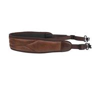 Tourbn Sangle de Fusil à élingue en Cuir et PU rembourrée et antidérapante avec émerillons Marron 97x6.5cm