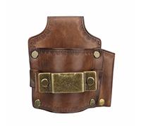 TOURBON 3mm Cuir Outil étui Marteau Boucle Ruban à mesurer Pince Porte-Crayon pour Ceinture