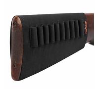Tourbon Durable élastique noir Fusil Fusil Buttstock Cartouche munition Coque Support ? Tenue 10 Coque (Noir)