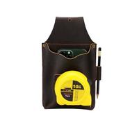 TOURBON Étui de rangement multi-outils en cuir avec porte-mètre pour ceinture