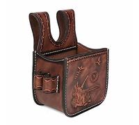 TOURBON Pochette de Cartouche en Cuir de Luxe pour Sac de tir de Skeet de piège de Fusil de Chasse Porte-munitions 12GA/16GA