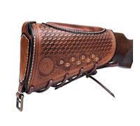 Tourbon Pochette en cuir de vachette réglable pour fusil de chasse pour gaucher et droitier