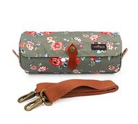 TOURBON Sacoche de Guidon de Vélo Étanche - Poche Utilitaire pour Cadre de Vélo - Motif Fleuri