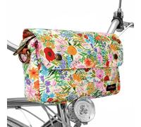Tourbon Sacoche de vélo en Toile imperméable Motif Fleurs