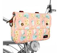 Tourbon Sacoche de vélo en Toile imperméable Motif Fleurs