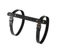 Tourbon Sangle de transport en cuir véritable pour couverture de pique-nique en plein air Camping Voyage (couleur aléatoire)