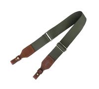 Tourbon Sangle en cuir pour fusil de chasse Style anglais Vert 5 cm