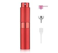 Toureal 8ml Vaporisateur Vide de Sac Rechargeable, Atomiseur Parfum, Recharge Spray Flacon de Parfum, Pulverisateur Voyage (Rouge)