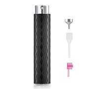 Toureal 8ml Vaporisateur Vide de Sac Rechargeable, Atomiseur Parfum, Recharge Spray Flacon de Parfum, Pulverisateur Voyage (Noir Brillant)