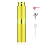 Toureal 8ml Vaporisateur Vide de Sac Rechargeable, Atomiseur Parfum, Recharge Spray Flacon de Parfum, Pulverisateur Voyage (Jaune)