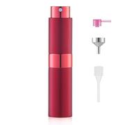Toureal 8ml Vaporisateur Vide de Sac Rechargeable, Atomiseur Parfum, Recharge Spray Flacon de Parfum, Pulverisateur Voyage (Vin Rouge)
