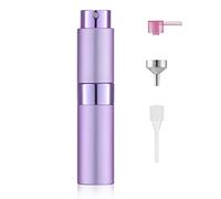 Toureal Atomiseur de Parfum 8 ml Vide, Flacon Pulvérisateur Rechargeable Violet