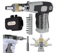 Touret à cliquet magnétique puissant All -1 avec 14 tailles différentes kit de réparation de bits pour outils informatiques électroniques, écrou Erg