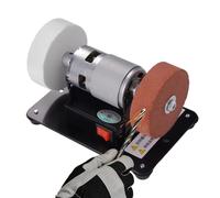 Touret à meuler 100 W 6000 Tours Par Minute Vitesse Maximale Mini | Petit outil pour meulage et affûtage pour atelier travail du bois métal meulage gravure modélisme bricolage polissage