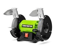 Constructor Touret à meuler 200 W 150 mm – 2 meules A36 et A60 – 2980 tr/min