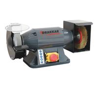 Touret à meuler 230V 520W 150mm meule/brosse DRAKKAR - 15526