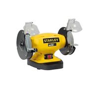 Stanley Touret à meuler d'atelier 330W Ø150 mm – Double meules grain 36/60 – Moteur à induction