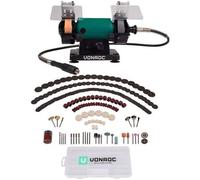 Touret à meuler multifonction 150W - tige flexible de 75mm - 192 accessoires inclus - VONROC
