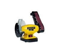 Stanley Touret à meuler et ponceuse 330 W Ø150 mm + bande abrasive 5x69 cm grain 36/60