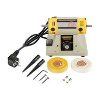 Touret A Polir Polis EU Plug 220V 350W hine de Polissage de Meuleuse électrique pour Moteur de Tour Dentaire de Bijoux,tourets à meuler hine polir tour