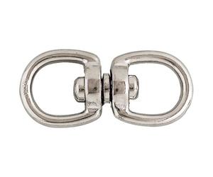 Touret double - D5.5 mm - max 40 Kg - zamack nickelé