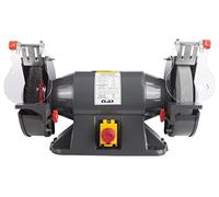 Touret industriel meule + brosse ø200x32x32mm 900W 230V - EG 0225 - CLAS Equipements