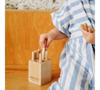 Tourillon - Jeu en bois pour développer la motricité fine beige TU
