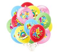 Tourima Lot de 20 ballons de 30,5 cm - Décoration pour la rentrée des classes fille et garçon 2026 - Ballons décoratifs pour la rentrée des classes