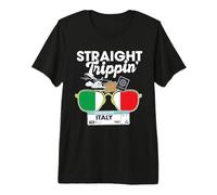 Tourisme de Vacances en Italie Voyage Assorti T-Shirt Haut de Gamme