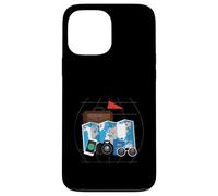 Tourist Spirit Day Costume Camera Passport Guide touristique Coque pour iPhone 13 Pro Max