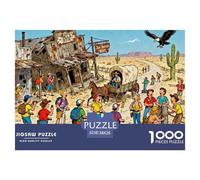 Touristes sur des Segways Puzzle en Bois Imperméable DIY Puzzles De 1000 Pièces pour Adultes Coloré Jeux De Stimulants