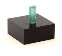 TOURMALINE INDICOLITE - Pierre Naturelle en Provenance d'Afghanistan, Dara-e-Pech District - Rare Cristal Bleu-Vert 1.52 ct - Certificat d'Authenticité Inclus 11 x 3 x 3 mm G