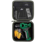 Tourmate Étui de rangement pour perceuse sans fil DEKOPRO 8V/COMOWARE/PULITUO/Pulituo - Étui rigide pour ensemble de forets (boîte à vendre) (vert kaki)