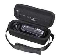 Tourmate Étui de rangement rigide pour caméra vidéo Muitune - Étui de voyage pour caméscope à écran LCD de 2,8 pouces - Rotation à 270 degrés - Noir