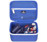 Tourmate Étui de rangement rigide pour lampe frontale DanForce - Étui de voyage pour lampe frontale LED rechargeable par USB (bleu et blanc)