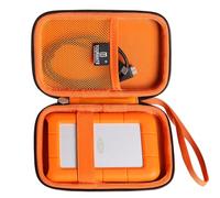 Tourmate Étui Rigide Compatible avec Disque Dur Externe LaCie Rugged Mini 1 to/2 to/4 to/5 to, étui de Voyage Rigide pour Disque Dur Externe Thunderbolt USB 3.0 2.0 USB-C Externe (boîte Uniquement)