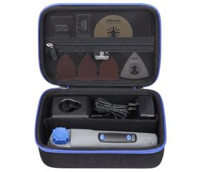Tourmate Étui rigide pour outil multifonction Dremel MM12V-S1 Blueprint | Rangement compact, coque en EVA résistant aux chocs, compatible avec outils 12 V, batterie et accessoires (noir
