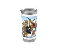 Tourment de Saint Antoine Peinture par Michel-Ange 1488 Gobelet isotherme en acier inoxydable double paroi