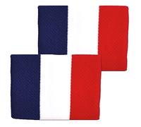 Tourna Drapeau français Serre Poignet de Tennis Bleu